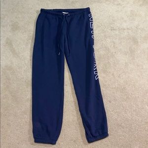 navy blue aeropostale sweat pants
